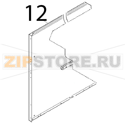 Fianco SX Angelo Po 1G1BR1E Fianco SX Angelo Po 1G1BR1EЗапчасть на деталировке под номером: 12