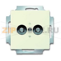 Розетка двойная, слоновая кость ABB 3270.25