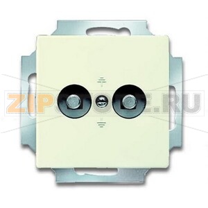 Розетка двойная, слоновая кость ABB 3270.25 