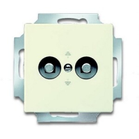 Розетка двойная, слоновая кость ABB 3270.25