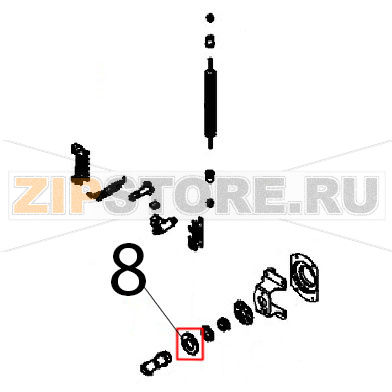 Rosetta Ø: 30, Ø: 17=3 Angelo Po 191PD1G Rosetta Ø: 30, Ø: 17=3 Angelo Po 191PD1GЗапчасть на деталировке под номером: 8