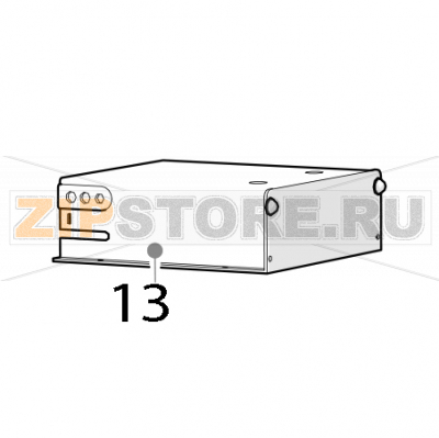 Board box Zumex Versatile Pro Board box Zumex Versatile ProЗапчасть на деталировке под номером: 13