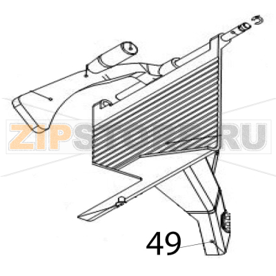 Carriage shell Hurakan HKN-HM300M Carriage shell Hurakan HKN-HM300MЗапчасть на деталировке под номером: 49