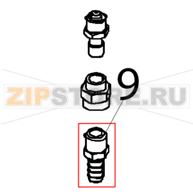 Union Angelo Po FX61E2 Union Angelo Po FX61E2Запчасть на деталировке под номером: 9