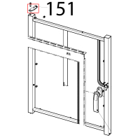 Ovens door hinge Tecnoinox EFC06M