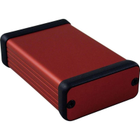 Корпус 80x54x23 мм, материал: алюминий, красный, 1 шт Hammond 1455C801RD