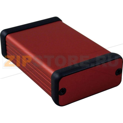 Корпус 80x54x23 мм, материал: алюминий, красный, 1 шт Hammond 1455C801RD 