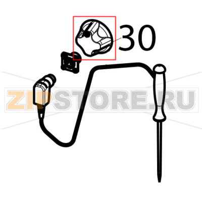 Encoder knob Tecnoinox GFB10DS Encoder knob Tecnoinox GFB10DSЗапчасть на деталировке под номером: 30