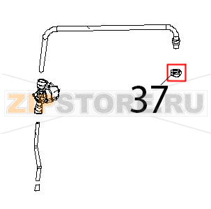 Dado M14, H=8, CH=22, inox Unox XVC 104 Dado M14, H=8, CH=22, inox Unox XVC 104Запчасть на деталировке под номером: 37