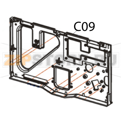 Middle plate Godex EZ-6200 plus Middle plate Godex EZ-6200 plusЗапчасть на деталировке под номером: C-09Название запчасти Godex на английском языке: Middle plate EZ-6200 plus.