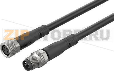 Кабель соединительный 0.5 м Festo NEBL-M8G4-E-0.5-N-M8G4 