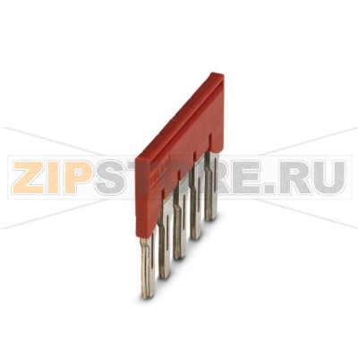 Перемычка Phoenix Contact FBS 5-8 Полюсов: 5, Цвет: красный.Минимальный заказ: 10 шт.Упаковка: 10 шт.