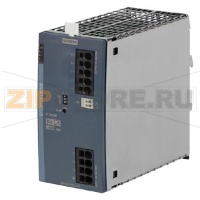 SITOP, блок питания PSU6200 24 V/20 A, стабилизированный блок питания Вход: ~400 - 500 В Выход: =24 В/20 A, диагностический интерфейс Siemens 6EP3436-7SB00-3AX0