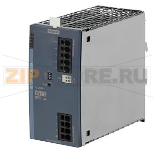 SITOP, блок питания PSU6200 24 V/20 A, стабилизированный блок питания Вход: ~400 - 500 В Выход: =24 В/20 A, диагностический интерфейс Siemens 6EP3436-7SB00-3AX0 