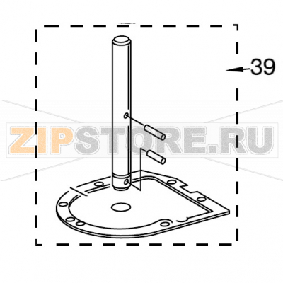 Center Shaft &amp; &quot;O&quot; Ring KitchenAid K45 Center Shaft & "O" Ring KitchenAid K45

Запчасть на сборочном чертеже под номером: 39

Название запчасти KitchenAid на английском языке: Center Shaft & "O" Ring KitchenAid K45