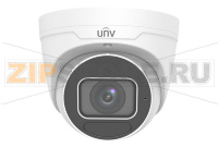 Uniview IPC3634SB-ADZK-I0 Видеокамера IP Купольная антивандальная: моториз. объектив 2.7-13.5мм, 4MP, Smart IR 40m, Mic, WDR 120dB, Ultra 265/H.264/MJPEG, LightHunter, MicroSD, PoE, IP67/IK10