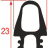 УПЛОТНИТЕЛЬ ДВЕРИ ПЕЧИ  620x414 mm - УПЛОТНИТЕЛЬ ДВЕРИ ПЕЧИ  620x414 mm