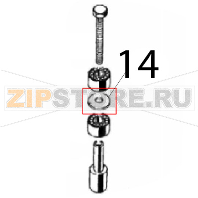 Washer Angelo Po C165D Washer Angelo Po C165DЗапчасть на деталировке под номером: 14