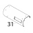 Front upper spacer plate Rollmatic CP 52