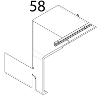 Pannello lanavetro bianca fascia Tecnoeka KF 966 D AL UD