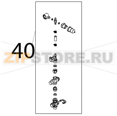 Gruppo ingresso H2O Angelo Po FX82E2T Gruppo ingresso H2O Angelo Po FX82E2TЗапчасть на деталировке под номером: 40