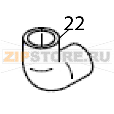 Expulsion elbow Fagor CO-110 DD Expulsion elbow Fagor CO-110 DDЗапчасть на деталировке под номером: 22Название запчасти Fagor на английском языке: Expulsion elbow CO-110 DD.