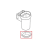 Ground coffee cont. seal lower smart1 Saeco Talea Giro