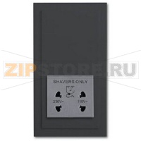 Розетка 220/115 В, 20 ВА, антрацитовая ABB 9484.80