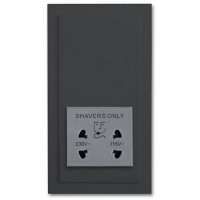 Розетка 220/115 В, 20 ВА, антрацитовая ABB 9484.80