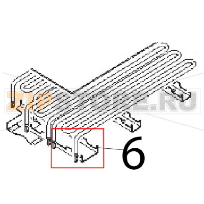 Guida resistenze Angelo Po 0G1BR3E Guida resistenze Angelo Po 0G1BR3EЗапчасть на деталировке под номером: 6