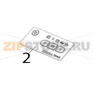 Nameplate for gray standard models Zebra ZD421 Direct Thermal Nameplate for gray standard models Zebra ZD421 Direct ThermalЗапчасть на деталировке под номером: 2