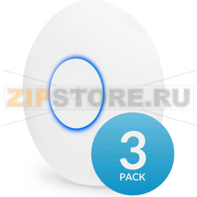 Точка доступа 2.4/5 ГГц, 3 шт Ubiquiti UAP-AC-PRO-3 