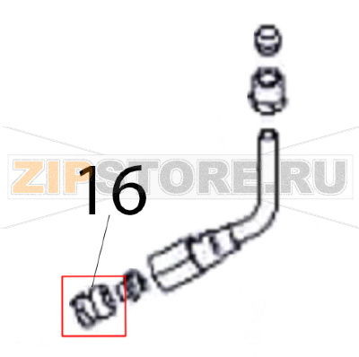 Dado serrabicono §: 4 Angelo Po 1G1FA0G Dado serrabicono §: 4 Angelo Po 1G1FA0GЗапчасть на деталировке под номером: 16