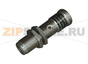 Индуктивный датчик Inductive sensor NMB5-18GM70-E2-FE-V94 Pepperl+Fuchs General specificationsSwitching functionNormally open (NO)Output typePNPRated operating distance5 mmInstallationflushOutput polarityDCAssured operating distance0 ... 4.05 mmActuating elementFerrous targetsReduction factor rAl 0Reduction factor rCu 0Reduction factor r304 0.6 ... 0.8Reduction factor rSt37 1Nominal ratingsOperating voltage10 ... 30 V DCSwitching frequency15 HzHysteresis3 ... 15  typ. 5  %Reverse polarity protectionyesShort-circuit protectionyesVoltage drop&le 2 VOperating current&le 200 mACurrent consumption< 14 mAOff-state current&le 10 &microAFunctional safety related parametersMTTFd990 aMission Time (TM)20 aDiagnostic Coverage (DC)0 %Indicators/operating meansOperation indicator4-way dual LEDGreen: powerYellow: outputApprovals and certificatesUL approvalcULus Listed, General PurposeCSA approvalcCSAus Listed, General PurposeCCC approvalCCC approval / marking not required for products rated &le36 VAmbient conditionsAmbient temperature-40 ... 70 °C (-40 ... 158 °F)Mechanical specificationsConnection type7/8"-16 UN , 4-pinHousing materialStainless steel 1.4305 / AISI 303Sensing faceStainless steel 1.4305 / AISI 303Housing diameter18 mmDegree of protectionIP67 / IP68 / IP69K - cordset dependent according to cable specification