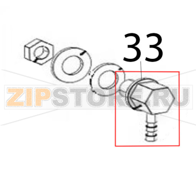 Racc. inox entr. detersivo vasca ant. Silanos NE1300 Racc. inox entr. detersivo vasca ant. Silanos NE1300Запчасть на деталировке под номером: 33