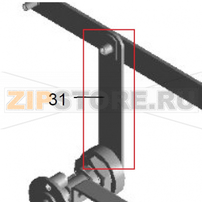 Lever Meiko FV 130.2 Lever Meiko FV 130.2Запчасть на деталировке под номером: 31Название запчасти Meiko на английском языке: Lever Meiko FV 130.2