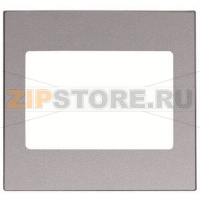 Накладка для аудиоразъёма, серебристый алюминий ABB 1678.80