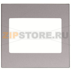 Накладка для аудиоразъёма, серебристый алюминий ABB 1678.80 