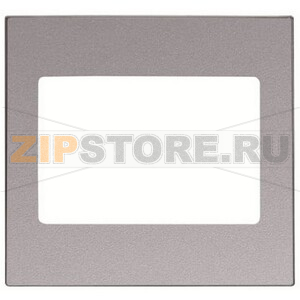 Накладка для аудиоразъёма, серебристый алюминий ABB 1678.80 