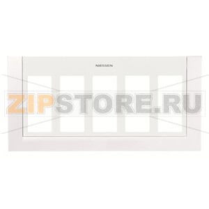 Панель лицевая для бокса рабочего места, открытого/скрытого монтажа, альпийский белый ABB 2CLA117500T1101 