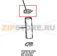 Stainless steel clip to tight Unox XB 893