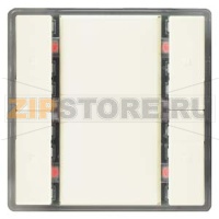 UP 222/13 - Клавиша, двойная, светодиод состояния, титаново-белый Siemens 5WG1222-2DB13