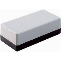 Корпус 129x59x49 мм, пластиковый, серый, черный, 1 шт TRU Components TC-2002 GR-SW203