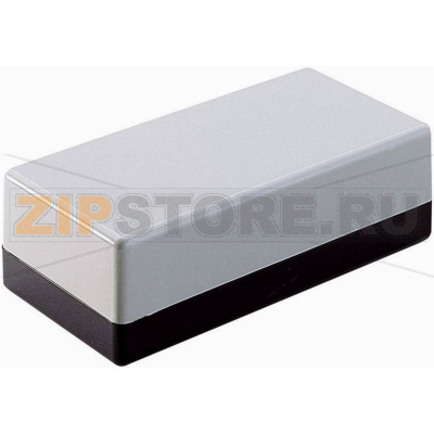 Корпус 129x59x49 мм, пластиковый, серый, черный, 1 шт TRU Components TC-2002 GR-SW203 