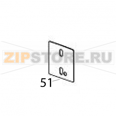 Tag pressure (B) Sato TG308 Tag pressure (B) Sato TG308Запчасть на деталировке под номером: 51Название запчасти на английском языке: Tag pressure (B) Sato TG308.