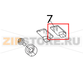 Black mark sensor Toshiba TEC B-852-TS22-QP-R Black mark sensor Toshiba TEC B-852-TS22-QP-RЗапчасть на деталировке под номером: 7
