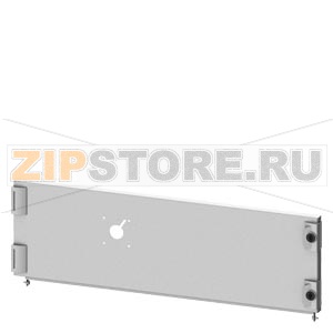 SIVACON S4, Compartment door, for Compact circuit breaker 3VA with door-coupling rotary operating mechanism, 3VA23 (400A), 3VA24 (630A), horizontal, Fixed mounting, Connection system, Number of switches: 1, IP40, H: 250 mm, W: 800 mm, Double bit Siemens 8 