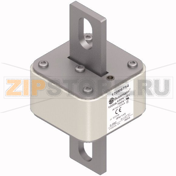 Предохранитель, 1000 A, AC 690 В, 200 кА, size 3, 67x92x155 мм, aR, IEC UL Eaton FUSE 1000A 69 