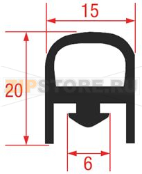 DOOR GASKET 880x570 mm 