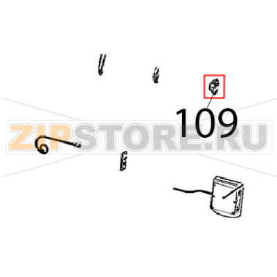 Scrocco maniglia DX, CT, BT Unox XVC 1005EP Scrocco maniglia DX, CT, BT Unox XVC 1005EPЗапчасть на деталировке под номером: 109